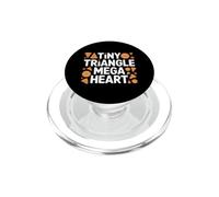 Tiny Triangle, Mega Heart. Cute Pizza PopSockets PopGrip pour MagSafe