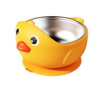 Tiny Tuff Bowls - Ensemble de mangeoires d'aspiration pour les tout-petits, conception de dessins animés antidérapants | Bol de bébé résistant aux chocs, plat d'entraînement auto-alimenté pour les pre