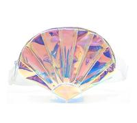 TINYAT Sac Banane holographique en Forme de Coquillage pour Femme - Étanche - avec Sangle réglable - pour Rendez-Vous en Plein air, fête, Voyage, T1956, Multicolore