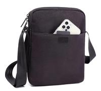 TINYAT Sling Chest Sac à bandoulière Crossbody Lightweight Gym Sack Triangle Rucksack Sacs à Dos Polyvalents avec Port de Chargement pour vélo de Voyage Hommes Femmes (Noir / 510)