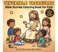 TinyBible Treasures: Bible Stories Coloring Book for Kids with Bible Verses and Faith Messages