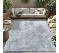 Tinyboy-hbq Tapis Salon à Poils Courts Antidérapant,Tapis de Chambre Moderne Abstrait,Ultra Doux Interieur Décor,Abstrait Gris Blanc/Multi,160x200cm