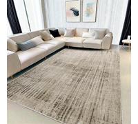 Tinyboy-hbq Tapis Salon Abstrait pour Salon Chambre à Coucher Salle à Manger Moderne Tapis de Sol Doux antidérapant Tapis Beige (Abstrait Beige Gris/Marron Clair, 200 x 250 cm)