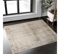 Tinyboy-hbq Tapis Salon Abstrait pour Salon Chambre à Coucher Salle à Manger Moderne Tapis de Sol Doux antidérapant Tapis Beige (Abstrait Beige Gris/Marron Clair, 80 x 120 cm)