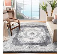 Tinyboy-hbq Tapis Salon Marche Decoration Chambre Style Moderne Artistique Traditionnel Unique Doux à Poils Courts Antidérapant Intérieur Moelleux pour（Gris Blanc，120x160cm）