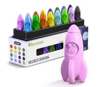 TinyGeeks 16 Crayon Bebe 3 ans - Crayons Non Toxiques pour Enfants de 3 à 8 Ans - Crayons Lavables pour Enfants de 4 à 8 Ans - Pour Coloriage Bebe 3 ans et Faciles à Tenir - Crayon Enfant