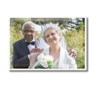 Tinykniv Photo commémorative personnalisée en céramique - Portrait en porcelaine italienne cuite au four - Résistant à la décoloration et imperméable pour cimetière funéraire, pierre tombale, hommage