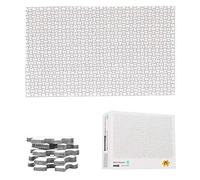 TINYOUTH Mini puzzle blanc de 1000 pièces, à peindre soi-même, 42 cm x 29,7 cm, 2 mm, cadre difficile, pour adultes et enfants de 14 ans et plus