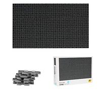 TINYOUTH Mini puzzle noir de 1000 pièces pour adultes, 42 cm x 29,7 cm, 2 mm, mini puzzle en carton, puzzle difficile, cadre pour adultes et enfants de 14 ans et plus