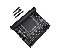 TINYOUTH Tapis pour Puzzle Jusqu'à 2000 Pièces, 1,5 mm, Accessoire pour Puzzles Ronds, Carrés et Rectangulaires, Noir