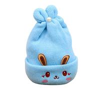 tinysiry Bonnet de bonnet d'automne hiver bébé filles garçons de gâchis de bonnet de bonnet Bleu