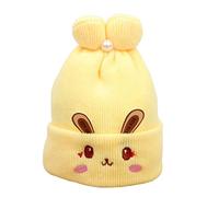 tinysiry Bonnet de bonnet d'automne hiver bébé filles garçons de gâchis de bonnet de bonnet Jaune