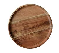 tinysiry Plateau en Bois, Assiette à collation Ronde en Forme de Sandwich en Bois Peu encombrant Plateau à thé Vaisselle pour sous-Verre, thé, café, gâteau, succulente XL