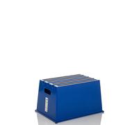 HJH Office Tabouret marchepied TIO-E1 antidérapant pour maison et bureau 31×52,5×37,5 cm Bleu