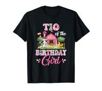 TIO of The Birthday Girl 1er Anniversaire Vache Ferme Famille T-Shirt