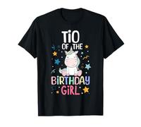 TIO of The Birthday Girl Unicorn Girls Family Matching T-Shirt