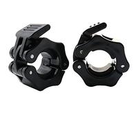 Tioamy Colliers de serrage pour haltères et haltérophilie avec clips de verrouillage à libération rapide pour barres de poids standard - Boucle professionnelle - 1 paire - 25 mm