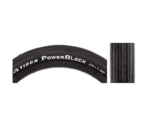 TIOGA BMX Pneu PowerBlock BMX Pneu de BMX Noir