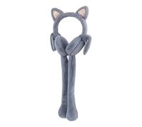 Tioheam Caches-Oreilles d'Hiver Protecteur Chaud en Peluche | Cache-Oreilles Animaux à Oreilles de Lapin Mobiles pour l'Hiver, l'Automne, les Sports d'Extérieur, la Course, le Cyclisme,