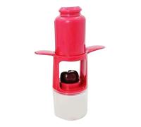 Tioheam Dénoyauteur aux Prunes - Cherry Corer Pit Remover pour Cerises - Cerise Polyvalent, Outil Pitter d'olive en Acier Inoxydable Robuste, Gadgets Cuisine pour Cerise, Piment