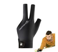Tioheam Gants de Billard, Gants de Respirants à 3 Doigts pour Hommes, Accessoires de Table de Billard Doux et légers pour Femmes Hommes Adolescents Amateurs de débutants