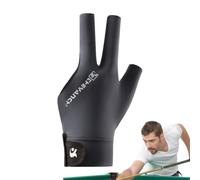 Tioheam Gants de Billard pour Femmes,Gants de Respirants à 3 Doigts pour Hommes - Accessoires de Table de Billard Doux et légers pour Femmes Hommes Adolescents Amateurs de débutants