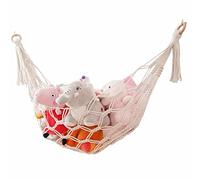 Tioheam Hamac en Peluche À Suspendre Filet Coin Suspendu Support De Rangement pour Jouets Organisateur d'angle pour Peluches