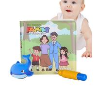 Tioheam Livre de coloriage de Bain | Livre de coloriage Magique à l'eau imperméable et réutilisable pour Les Tout-Petits - Livre à Couleurs changeantes, Jouet d'apprentissage éducatif pour 10 Mois