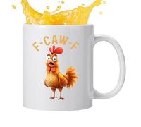 Tioheam Mug Coq | 350ml Conteneur À Boire En Céramique Coq,Tasse à Eau pour Hommes | pour Anniversaire Noël Saint-Valentin Amis Collègues Maison Bureau Jus Bière Lait