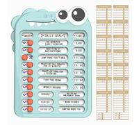 Tioheam Tableau de Planification pour Les, Tableau de liste de contrôle des tâches | Tableau des tâches pour Adultes | Dévelop de Bonnes habitudes avec Le Curseur de liste de contrôle sur Le Lieu