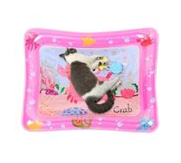 Tioheam Tapis de jeu sensoriel aquatique, tapis de jeu sensoriel aquatique pour chats,Tapis sensoriel d'eau épaissi pour le jeu interactif des | Tapis de jeu pour animaux de compagnie avec poisson,