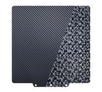 TIOPY Adventurer 5X PEO+ PET Plaque d'impression, tôle d'acier à ressort PET (fibre de carbone) et PEO (diamant) 235 x 235 mm, pour FLASHFORGE Adventurer 5M/5M Pro/5X, base non magnétique