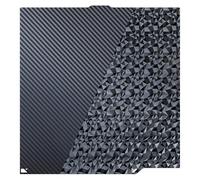 TIOPY Centauri PET (fibre de carbone) + PEO (diamant) Plaque de construction 260 x 271 mm, acier à ressort double face pour impression 3D Composants en carbone CC/CC2 Plaque d'impression texturée