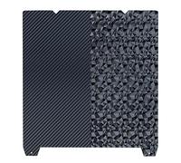 TIOPY K1 Max Plaque d'imprimante PET(carbon fiber)+PEO(diamond) 310x315mm, Flexible Removable Textured Plaque de Construction compatible avec Ender 3 V3 Plus,3 S1 Plus,CR-10 Smart Pro,No Magnetic Base