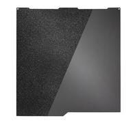 TIOPY Kobra 3/3 V2 Smooth PEI+ Textured PEI, plaque d'impression 256 x 268 mm, feuille flexible à double face texturée pour Kobra 3/Kobra 3 Combo, noir