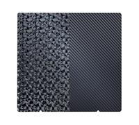 TIOPY Prusa MK4/Core One PEO(diamond)+PET(carbon fiber) Plateau impression 253.8x241 mm,Imprimante 3D Flexible Feuille PEO+PET Build Plate pour Prusa i3 MK2,MK2.5S, MK52, MK3, MK3S,MK3S+, No Base