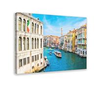 TIOQFJD Impression sur toile Venise, Italie - Décoration murale pour salon, chambre à coucher - 60 x 90 cm