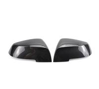 TIOWCGH S Compatible avec pour F30 F31 320i 328i 330i 335i pour Sedan Touring 2012 2013 2014 2015 2016 2017 2018 2019 2020 Coques De Rétroviseurs Latéraux À Motif Carbone(Black Carbon)