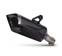TIOWCGH Silencieux Moto Compatible avec R1300GS 2024 2025 Moto Échappement Modifier Slip on Ligne Double Trou Silencieux Moto Tuyau D'échappement(Type B)