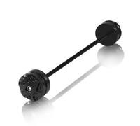 TIOWCGH Sliders Cadre Moto pour Ninja 650 2018-2025 pour Ninja 1000 2011-2017 pour Ninja1000SX 2023-2025 Glissières De Protection pour Fourche Roue Avant Arrière De Moto Accessoires Moto(Black,Front)