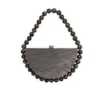TIOYW Sacs à main pour femme Boutique Designer Luxe Acrylique coquille d'oie pochette pochette de soirée mariage fête sac à main, Noir , Taille unique