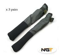 Tip & Butt Protector For Made Up Rods x 3 pairs carp/coarse fishing by NGT