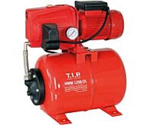 TIP Hauswasserwerk - fonte, 5 000 l/h, hauteur de refoulement 50 m, 2000 .200 W, réservoir sous pression 22 l, robuste, HWW 1200/25, 31111