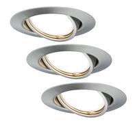 TIP Lampes Encastrées Set Rond Pivotant LED 3-Stufen-dimmbar 3x4,8W 475 Lumen