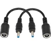 Tip Laptop Power Cable DC 7.4mm x 5mm Female to 4.5mm x3mm Male Charging Cable Power Converter for HP Laptop Cord (15.8cm/2 Pack)