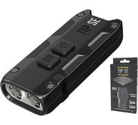Tip Se - Mini Lampe De Poche - 700 Lumens Led - Rechargeable Usb C - Lampe Torche Porte-Clé - Etanche Ip54 Avec 4 Modes 26 Grams ([ Noir ])
