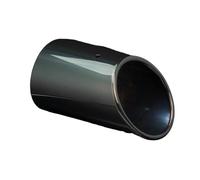 Tip Sifflet D'éChappement pour Audi Q7 2007-2015 Direct Plug-in, Décoratifs pour Pot D'échappement Acier Inoxydable Embout Silencieux,Black