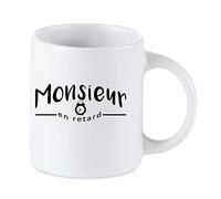 Tip Top Tshirt Mug céramique Monsieur en Retard 350ml