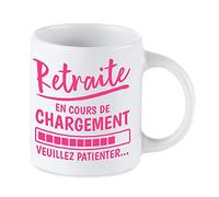 Tip Top Tshirt Mug céramique Retraite en Cours de Chargement 350ml