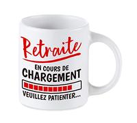 Tip Top Tshirt Mug céramique Retraite en Cours de Chargement 350ml